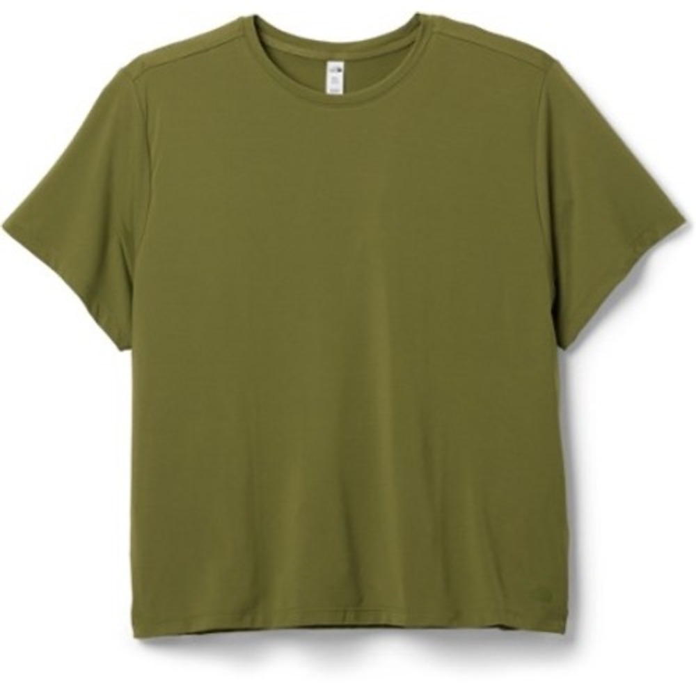 The North Face Short Sleeve Tee Dune Sky Olive L Hiking Athletic Gorpcore